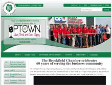 Tablet Screenshot of brookfieldchamber.com